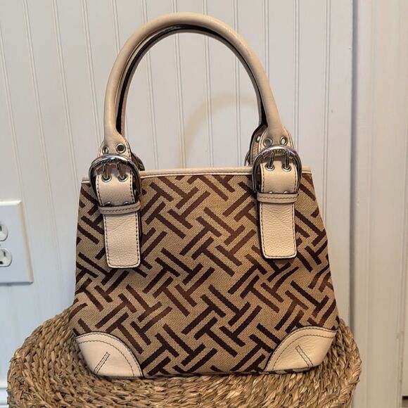Tignanello Beige and Brown Women's Bag - Picture 5 of 9